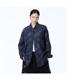 71TO96（チル ハナ トゥ グユク）の「Check Shirt Light (Navy)（シャツ/ブラウス）」