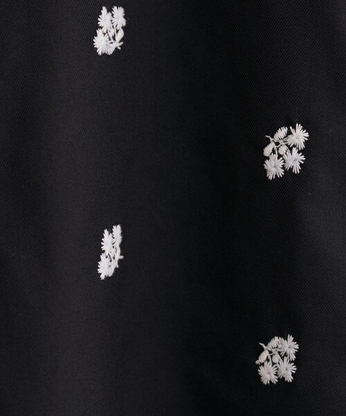 natural couture（ナチュラルクチュール）の「花柄ツイルナロースカート（スカート・レディース・ブラック/グリーン/グレー・FREE）」の22枚目の写真