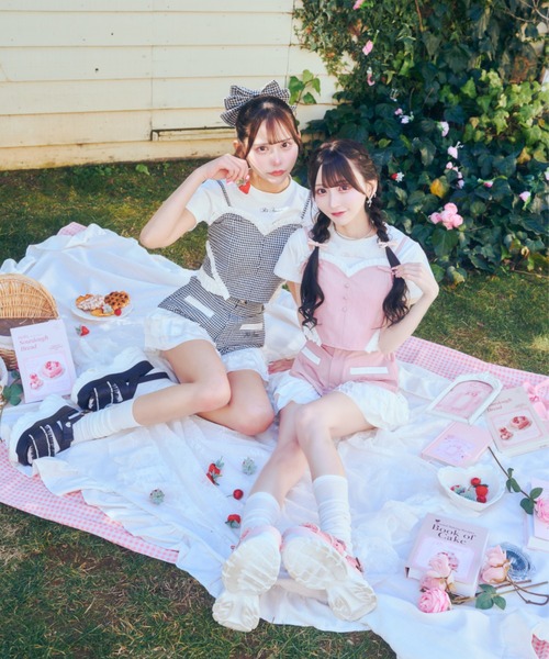 ReAmour(リアムール)の「ハートフリルビスチェ(その他トップス・レディース・ピンク/ブラック・FREE)」の20枚目の写真