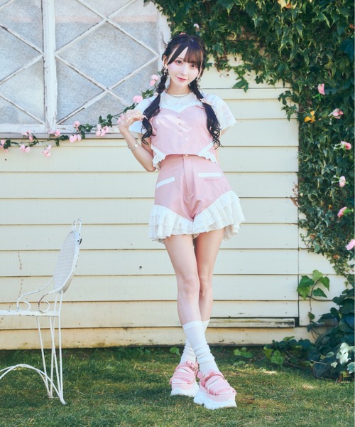 ReAmour(リアムール)の「ハートフリルビスチェ(その他トップス・レディース・ピンク/ブラック・FREE)」の19枚目の写真