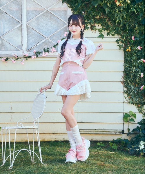 ReAmour(リアムール)の「ハートフリルビスチェ(その他トップス・レディース・ピンク/ブラック・FREE)」の18枚目の写真