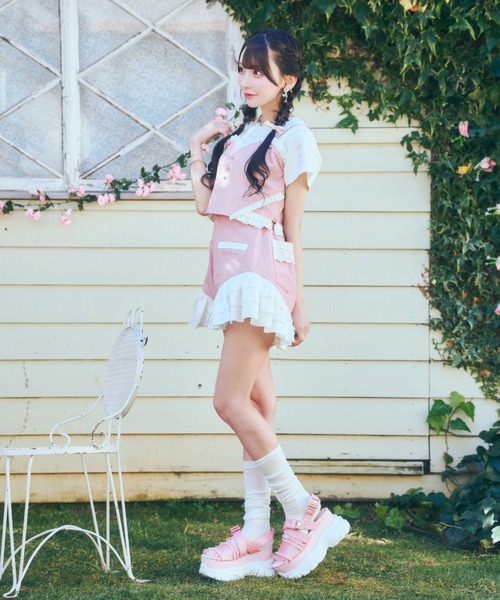 ReAmour(リアムール)の「ハートフリルビスチェ(その他トップス・レディース・ピンク/ブラック・FREE)」の15枚目の写真