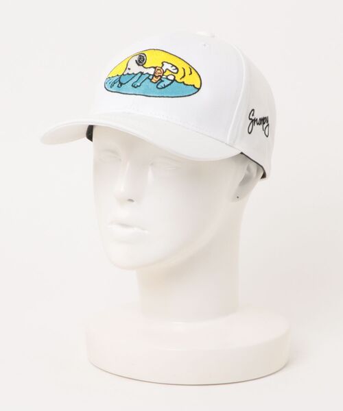 PEANUTS（ピーナッツ）の「【 PEANUTS 】 スヌーピー 刺繍キャップ　26S3（キャップ・レディース・ブラウン/ホワイト/ブラック・FREE）」の2枚目の写真