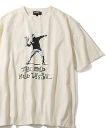 【BRANDALISED/ブランダライズド】冷感スラブ天竺 アソート バンクシー アートワークデザイン ショートスリーブTシャツ