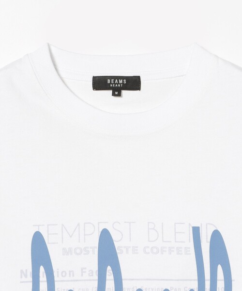 BEAMS HEART(ビームスハート)の「【7/24再値下げ】ウェーブフォント グラフィック Tシャツ(ユニセックス)(Tシャツ/カットソー・メンズ・ホワイト/ブラウン・SMALL/MEDIUM/LARGE)」の13枚目の写真