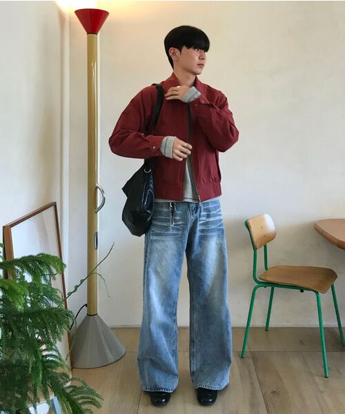 LXT（エルエックスティー）の「ウォッシュドワイドセミフレアデニムパンツ（デニムパンツ・メンズ・その他・MEDIUM/LARGE/X-LARGE/2XL）」の15枚目の写真