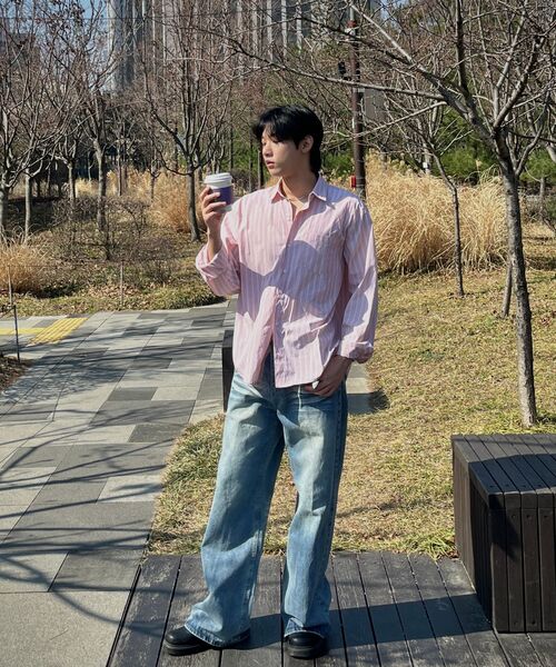 LXT（エルエックスティー）の「ウォッシュドワイドセミフレアデニムパンツ（デニムパンツ・メンズ・その他・MEDIUM/LARGE/X-LARGE/2XL）」の16枚目の写真