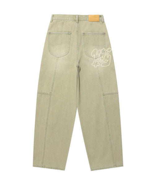 Wacky WiLLy(ワッキーウィリー)の「ウィメンズバルーンフィットデニムパンツカーキ(デニムパンツ・レディース・その他・SMALL/MEDIUM)」の3枚目の写真