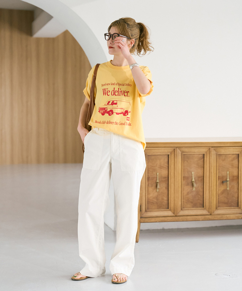 Spick & Span（スピックアンドスパン）の「リップルーズベイカーパンツ（カーゴパンツ・レディース・ホワイト/カーキ/ブラック・40/38/36）」の16枚目の写真