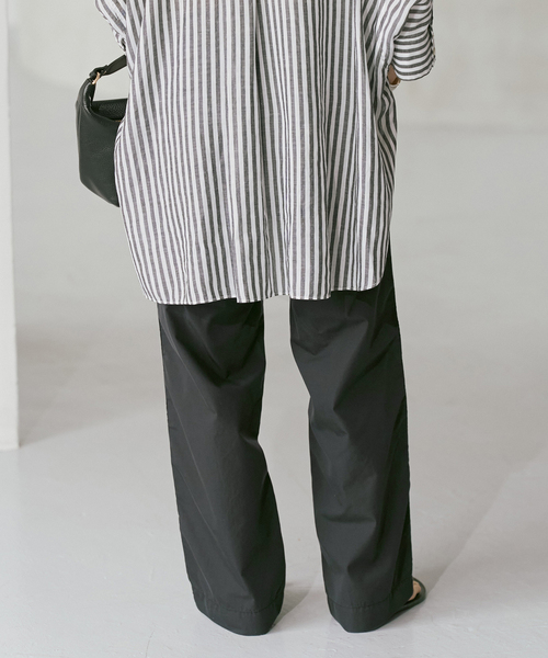 Spick & Span（スピックアンドスパン）の「リップルーズベイカーパンツ（カーゴパンツ・レディース・ホワイト/カーキ/ブラック・40/38/36）」の20枚目の写真