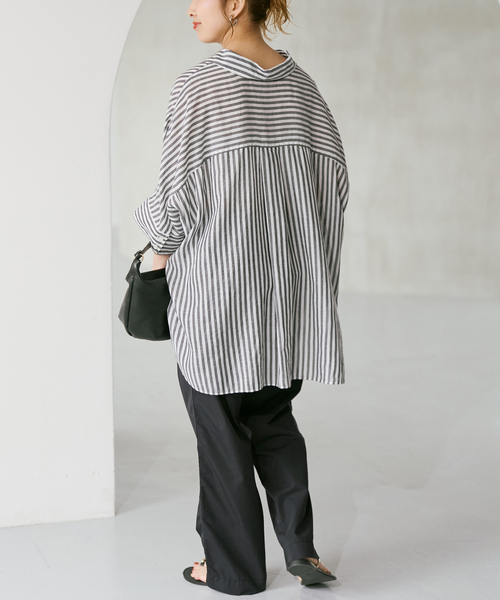 Spick & Span（スピックアンドスパン）の「リップルーズベイカーパンツ（カーゴパンツ・レディース・ホワイト/カーキ/ブラック・40/38/36）」の14枚目の写真