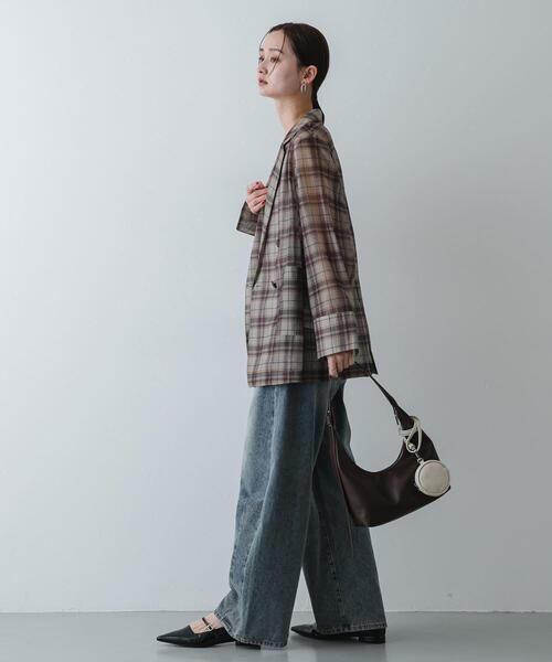 SENSE OF PLACE by URBAN RESEARCH（センスオブプレイスバイアーバンリサーチ）の「ラウンドポーチツキバッグ（ハンドバッグ・レディース・ライトベージュ・ONE）」の18枚目の写真