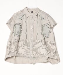 AULA AILA（アウラアイラ）の「AULA AILA/アウラアイラ/CUTWORK EMBROIDERED SHIRT（シャツ/ブラウス）」