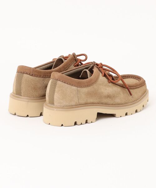 Clarks(クラークス)の「Clarks クラークス CLEYHILL SEAM メンズシューズ モカシン ワラビー(クレイヒルシーム) 26186419 ダークサンドスエード(モカシン/デッキシューズ・メンズ・ベージュ・25.0cm/25.5cm/26.0cm/26.5cm/27.0cm)」の4枚目の写真