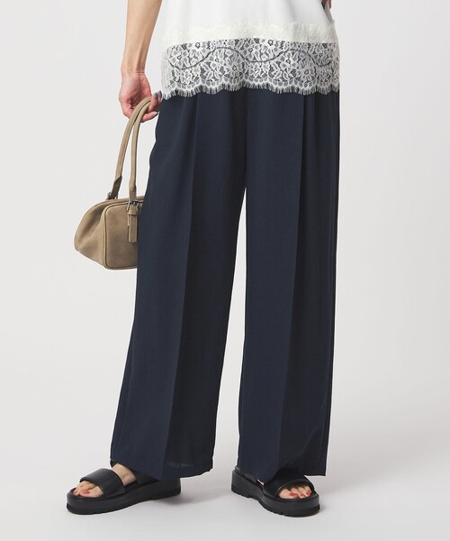 green label relaxing（グリーンレーベルリラクシング）の「【結論シリーズ】ドライクロス ニーハイワイド［size SHORT/TALLあり］（その他パンツ・レディース・ライトグレー/ブラウン/ネイビー/ブラック・38/36/34/SHORT/TALL/40）」の8枚目の写真
