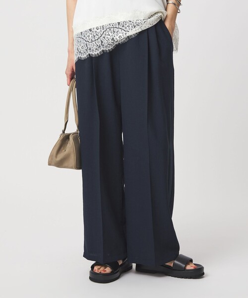 green label relaxing（グリーンレーベルリラクシング）の「【結論シリーズ】ドライクロス ニーハイワイド［size SHORT/TALLあり］（その他パンツ・レディース・ライトグレー/ブラウン/ネイビー/ブラック・38/36/34/SHORT/TALL/40）」の9枚目の写真