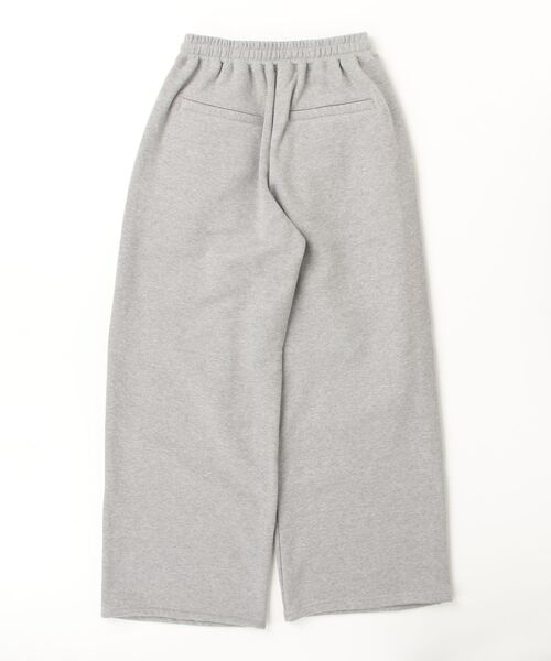 CLANE（クラネ）の「LOGO SWEAT TUCK WIDE PANTS 19110-7242（その他パンツ・メンズ・ブラック/グレー/ホワイト・0/1）」の4枚目の写真