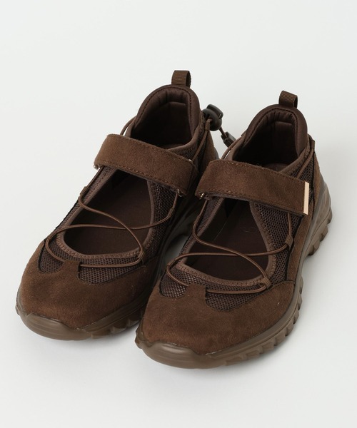 GLOBAL WORK(グローバルワーク)の「エアかるクッションコードスニーカー/670507(スニーカー・レディース・ブラック系その他3/シルバー/ダークブラウン/オフホワイト/ブラック・LARGE/X-LARGE/MEDIUM)」の4枚目の写真