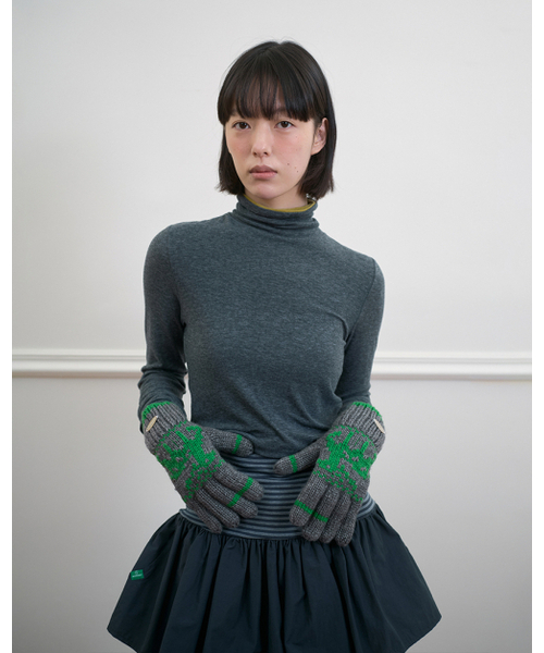 NOCONTENT(ノーコンテント)の「259. カラーブロックタートルネックT _ グレー(Tシャツ/カットソー・レディース・その他・FREE)」の2枚目の写真