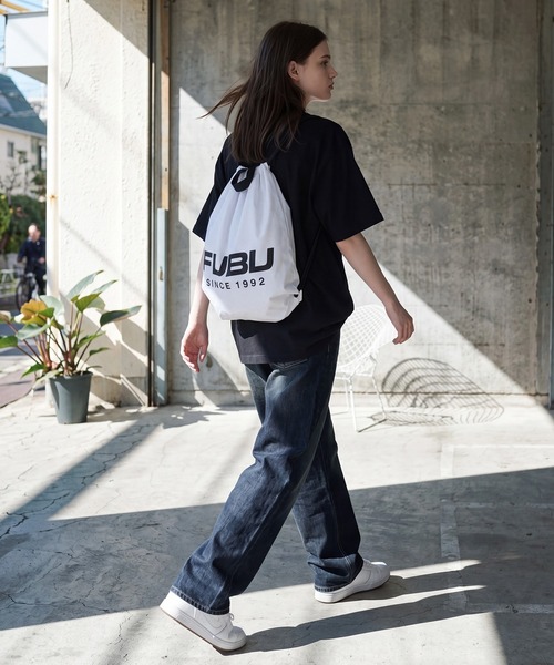 FUBU（ フブ）の「【FUBU/フブ】NAPSACK/ナップサック（バックパック/リュック・メンズ・ブラック/ホワイト・FREE）」の8枚目の写真