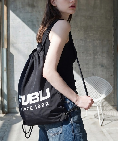 FUBU（ フブ）の「【FUBU/フブ】NAPSACK/ナップサック（バックパック/リュック・メンズ・ブラック/ホワイト・FREE）」の9枚目の写真