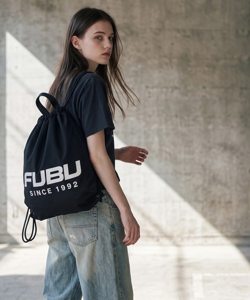 FUBU（ フブ）の「【FUBU/フブ】NAPSACK/ナップサック（バックパック/リュック・メンズ・ブラック/ホワイト・FREE）」の10枚目の写真