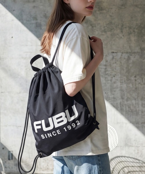 FUBU（ フブ）の「【FUBU/フブ】NAPSACK/ナップサック（バックパック/リュック・メンズ・ブラック/ホワイト・FREE）」の13枚目の写真