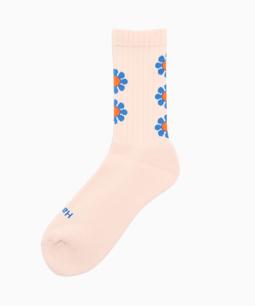 ROSTER SOX(ロスターソックス)の「ROSTER SOX / ロスターソックス PEACE(ソックス/靴下・メンズ・ピンク/ブルー/イエロー・MEDIUM/SMALL)」の3枚目の写真