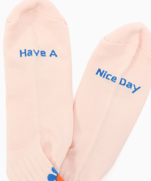 ROSTER SOX(ロスターソックス)の「ROSTER SOX / ロスターソックス PEACE(ソックス/靴下・メンズ・ピンク/ブルー/イエロー・MEDIUM/SMALL)」の8枚目の写真