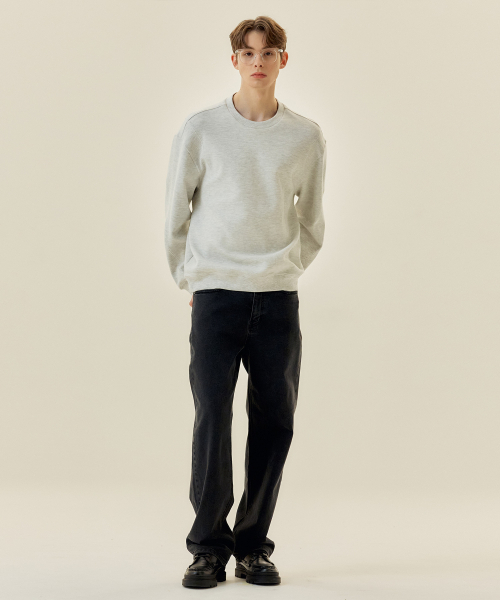 MINDBRIDGE（マインドブリッジ）の「[プレミアム]ワイドデニムパンツ_DG（デニムパンツ・メンズ・ダークグレー・34/32/30/31/33/29/36）」の2枚目の写真