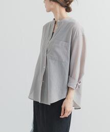 URBAN RESEARCH DOORS | 『UR TECH』バンドカラーシャツ(シャツ/ブラウス)