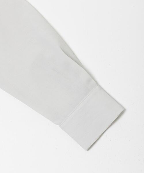 URBAN RESEARCH DOORS(アーバンリサーチドアーズ)の「『UR TECH』バンドカラーシャツ(シャツ/ブラウス・レディース・ライトグレー/ネイビー/ベージュ・FREE)」の10枚目の写真