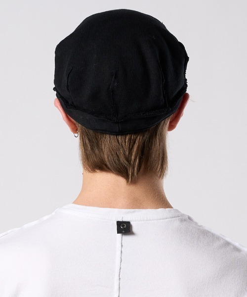 wjk(ダヴルジェイケイ)の「mko13618- jersey engineer cap ワークキャップ(8987 mj51j)(キャップ・メンズ・チャコール/ブラック・FREE)」の7枚目の写真