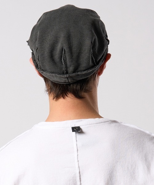 wjk(ダヴルジェイケイ)の「mko13618- jersey engineer cap ワークキャップ(8987 mj51j)(キャップ・メンズ・チャコール/ブラック・FREE)」の10枚目の写真