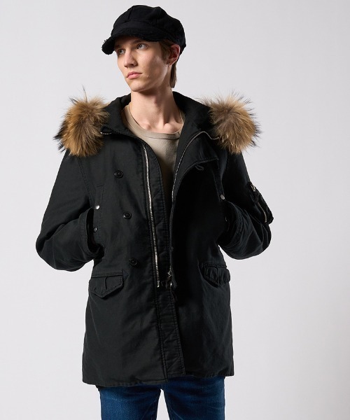wjk(ダヴルジェイケイ)の「mko13618- jersey engineer cap ワークキャップ(8987 mj51j)(キャップ・メンズ・チャコール/ブラック・FREE)」の11枚目の写真