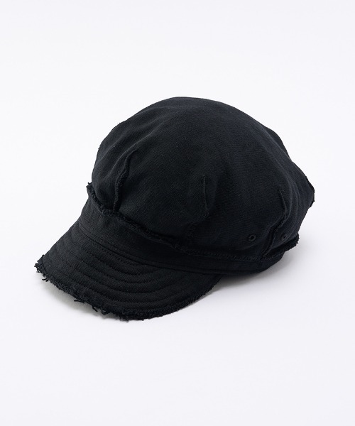 wjk(ダヴルジェイケイ)の「mko13618- jersey engineer cap ワークキャップ(8987 mj51j)(キャップ・メンズ・チャコール/ブラック・FREE)」の15枚目の写真