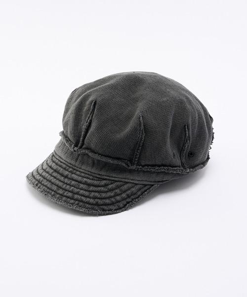 wjk(ダヴルジェイケイ)の「mko13618- jersey engineer cap ワークキャップ(8987 mj51j)(キャップ・メンズ・チャコール/ブラック・FREE)」の16枚目の写真