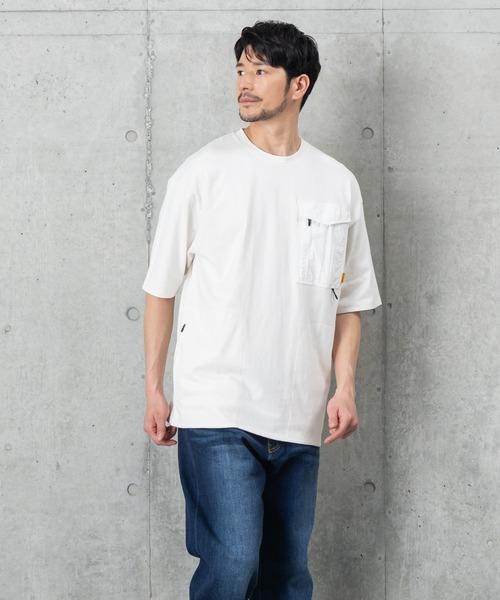 J.J camp(ジェイジェイキャンプ)の「兄弟・姉妹・親子で着られるTシャツ 半袖 Tシャツ ユニセックス 昊 sora(Tシャツ/カットソー・メンズ・ホワイト/カーキ/グレー・XL/S/L/M/2XL)」の6枚目の写真