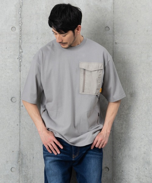 J.J camp(ジェイジェイキャンプ)の「兄弟・姉妹・親子で着られるTシャツ 半袖 Tシャツ ユニセックス 昊 sora(Tシャツ/カットソー・メンズ・ホワイト/カーキ/グレー・XL/S/L/M/2XL)」の19枚目の写真