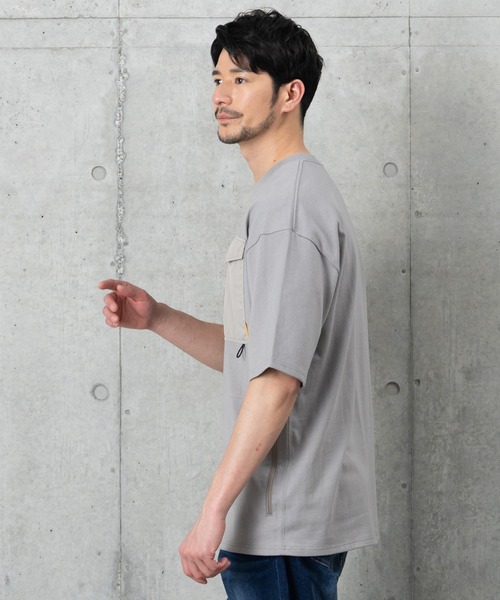 J.J camp(ジェイジェイキャンプ)の「兄弟・姉妹・親子で着られるTシャツ 半袖 Tシャツ ユニセックス 昊 sora(Tシャツ/カットソー・メンズ・ホワイト/カーキ/グレー・XL/S/L/M/2XL)」の22枚目の写真