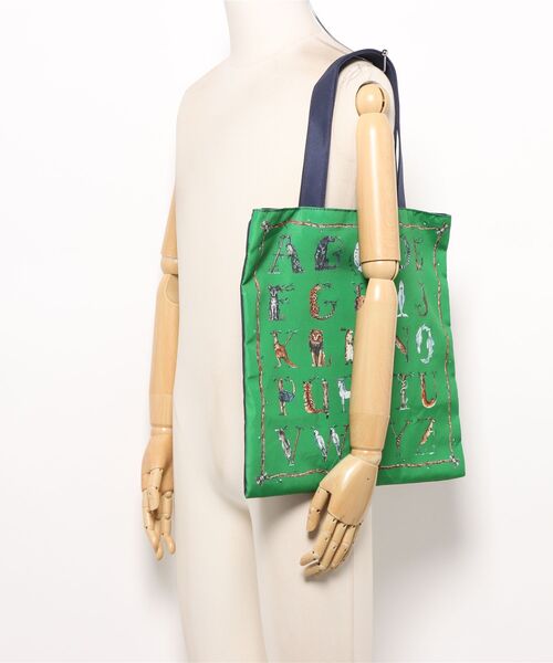 PAUL & JOE ACCESSOIRES（ポールアンドジョーアクセソワ）の「ポール ＆ ジョー アクセソワ エコバッグ（エコバッグ/サブバッグ・レディース・グリーン/ブラウン・FREE）」の10枚目の写真