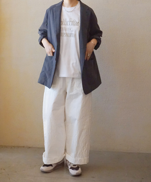 JOURNAL STANDARD LUXE（ジャーナルスタンダード　ラックス）の「プリントT(OSMFOK)（Tシャツ/カットソー・レディース・バーガンディー/ライトグレー・FREE）」の3枚目の写真