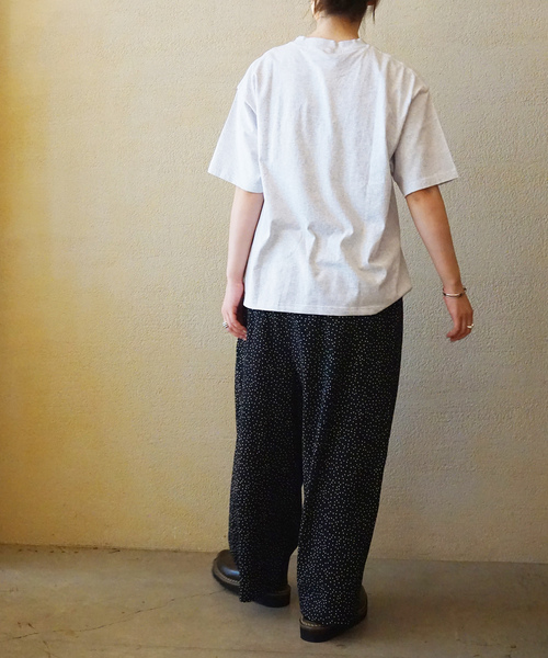 JOURNAL STANDARD LUXE（ジャーナルスタンダード　ラックス）の「プリントT(OSMFOK)（Tシャツ/カットソー・レディース・バーガンディー/ライトグレー・FREE）」の9枚目の写真