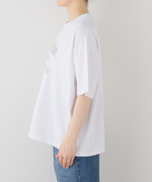 JOURNAL STANDARD LUXE（ジャーナルスタンダード　ラックス）の「プリントT(OSMFOK)（Tシャツ/カットソー・レディース・バーガンディー/ライトグレー・FREE）」の11枚目の写真