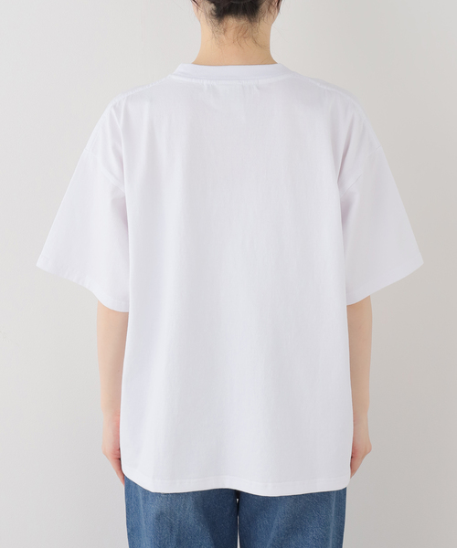 JOURNAL STANDARD LUXE（ジャーナルスタンダード　ラックス）の「プリントT(OSMFOK)（Tシャツ/カットソー・レディース・バーガンディー/ライトグレー・FREE）」の12枚目の写真