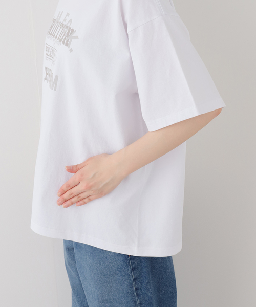 JOURNAL STANDARD LUXE（ジャーナルスタンダード　ラックス）の「プリントT(OSMFOK)（Tシャツ/カットソー・レディース・バーガンディー/ライトグレー・FREE）」の13枚目の写真