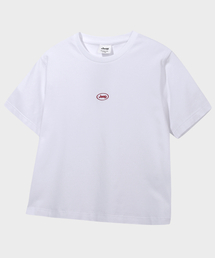 ウィメンズ ジープ 円形ロゴ クロップ半袖Tシャツ (JR5TSF503WH)