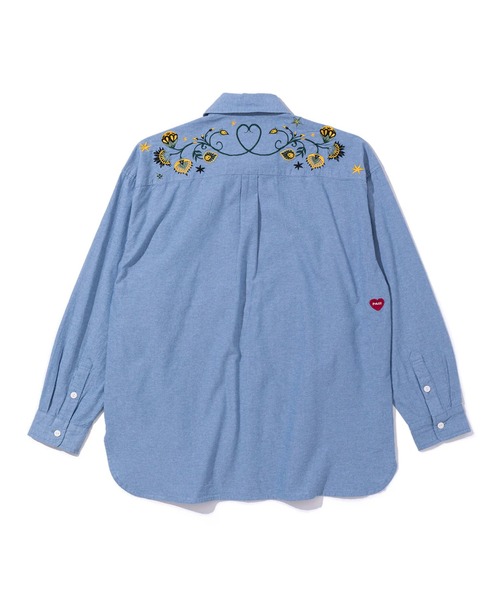 POLeR（ポーラー）の「POLER EMB POCKET CHAMBRAY L/S SHIRTS（シャツ/ブラウス・メンズ・サックスブルー・L/M）」の3枚目の写真