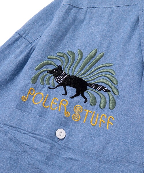 POLeR（ポーラー）の「POLER EMB POCKET CHAMBRAY L/S SHIRTS（シャツ/ブラウス・メンズ・サックスブルー・L/M）」の6枚目の写真