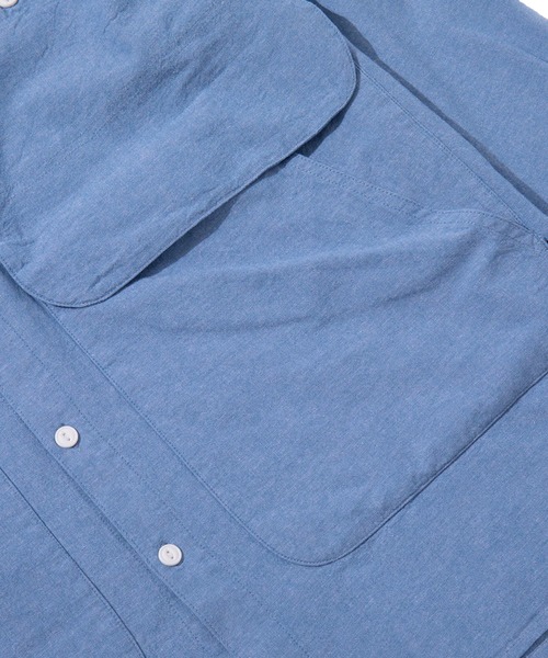 POLeR（ポーラー）の「POLER EMB POCKET CHAMBRAY L/S SHIRTS（シャツ/ブラウス・メンズ・サックスブルー・L/M）」の8枚目の写真